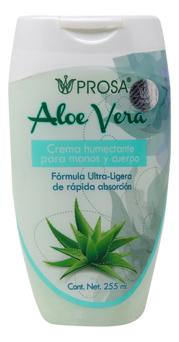 Crema Humectante Para Manos Y Cuerpo, Aloe Vera, Prosa