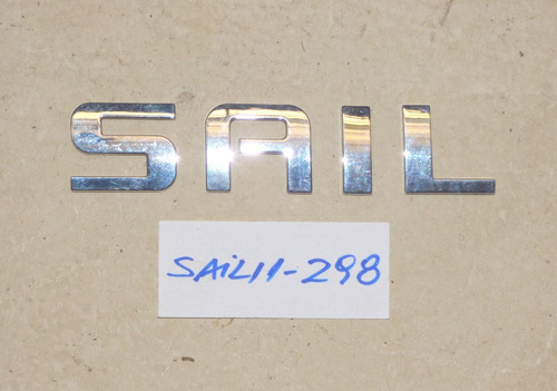 Palabra Sail (sin Adhesivo) Chevrolet Sail  Año 2011 Al 2016