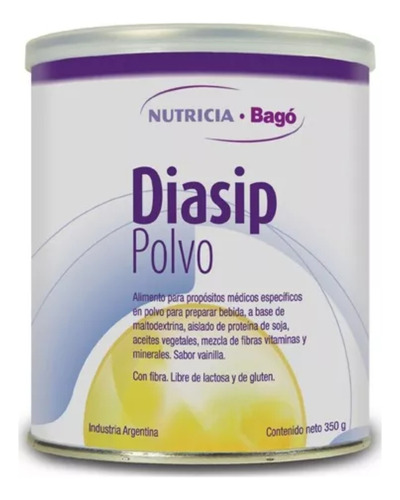 Diasip Polvo. Pack Por 4 Latas De 350gr Cada Una