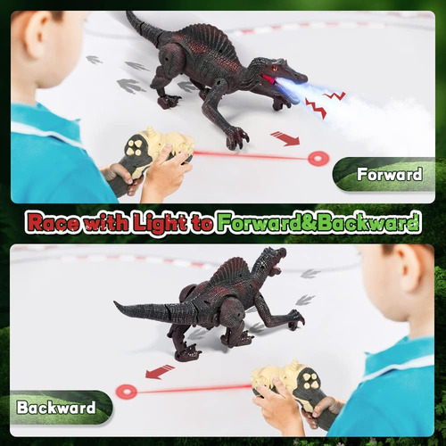 Fruse Remote Control Dinosaur Toys, Rc Walking Robot Dinosau