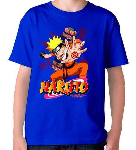  Remera Camiseta Algodón Naruto Shippuden Uzumaki Anime 