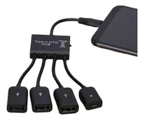 Comprar Otg Micro Usb Hub Microv8 Multifuncional 3 Puertos Usb Carga