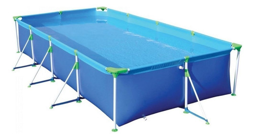 Piscina Retangular 6200l + Capa + Flutuador + Cloro +peneira