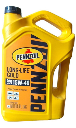Aceite 15w40 Pennzoil Long Life Gold 3.785 Lts