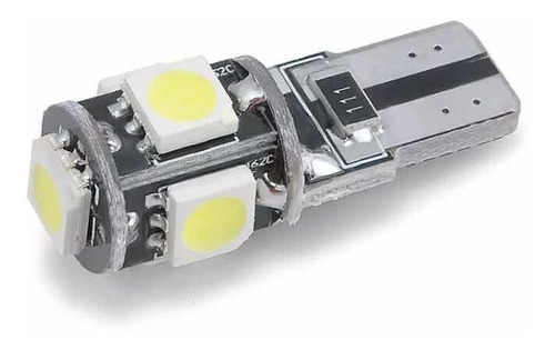 1x Foco T10 Pellizcó 5 Smd Led 5050 Canbus 12v W3w 168 194