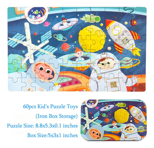 Juguete Educativo O Wooden Puzzles Para Niños Pequeños