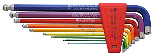 Tools Pb 212lh 10 rb Juego Llave Hexagonal Larga Tremo