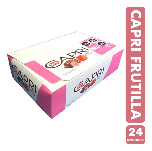 Capri Sabor Frutilla De Nestle (caja Con 24 Unidades)