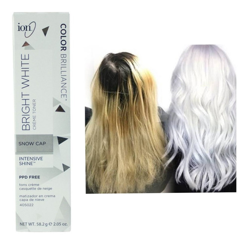 Toner En Crema Matizador Capilar Ion Snow Cap Capa De Nieve