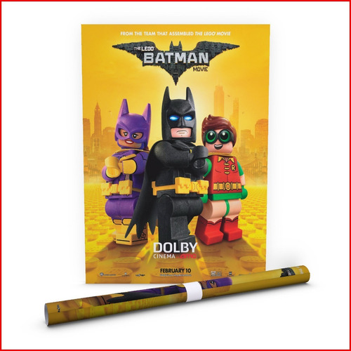 Poster Película The Batman Movie Infantil - 40x60cm