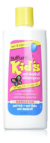  Champú Anticaspa Sulphur8 Kids Medicated, 7.5 Onzas