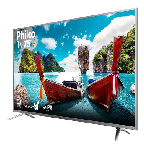 Imagem 1 de 6 de Smart Tv Philco Ptv75e30dswnt Led 4k 75 110v/220v