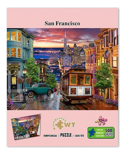 Rompecabezas Wuundentoy San Francisco De 500 Piezas