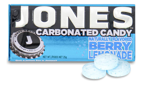 Jones Carbonated Candy Berry Lemonade 25g Bala Limonada 