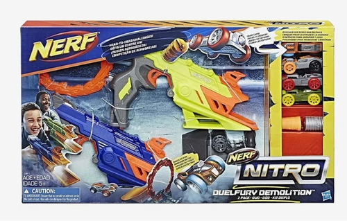 Nerf Nitro Duelfury Demolition - Duelos Acrobáticos - Hasbro