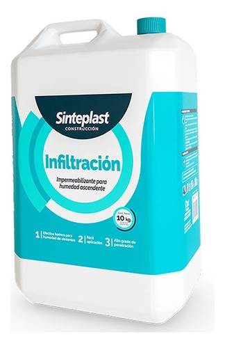 Infiltracion Para Humedad De Cimientos 10 Kg Sinteplast