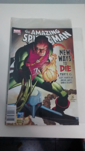Hombre Araña/spiderman New Ways To Die Comics Peru21 Sellado
