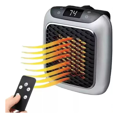 / Mini Calentador Turbo 800w Pared Compacto Termostato