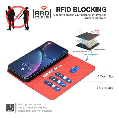 Funda De Piel Tipo Cartera Para Honor X8b X8c