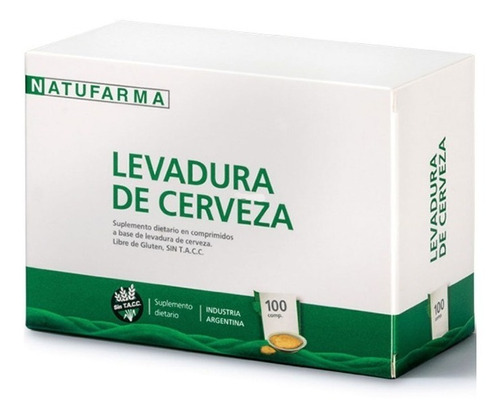 Natufarma Levadura De Cerveza X 100 Comprimidos