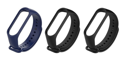 Kit 3 Pulseira Compativel C/ Mi Band 4 /mi Band 3 Envio Ja