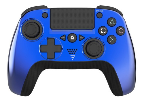 Imagen 4 de 6 de Control Cx50 Azul Chrome Ps4 Voltedge (garantía De Por Vida)