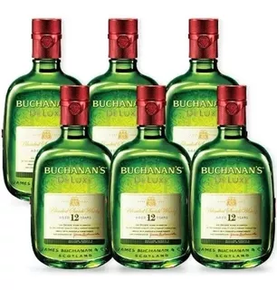 Buchanans Deluxe Blended 12 Anos 1l - 6 Unidades