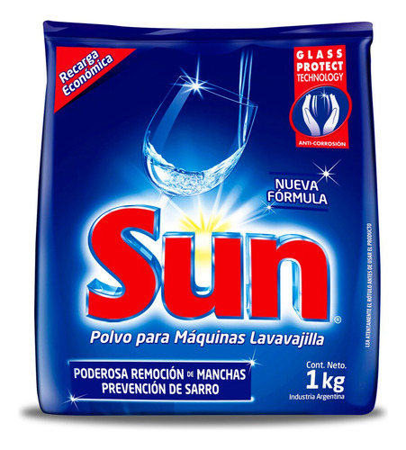 Detergente para lavavajillas Sun Progress polvo en bolsa 1 kg