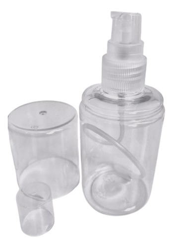 50 Botellas De 100 Ml Tubo Body+dosificador R20+tapa Alta