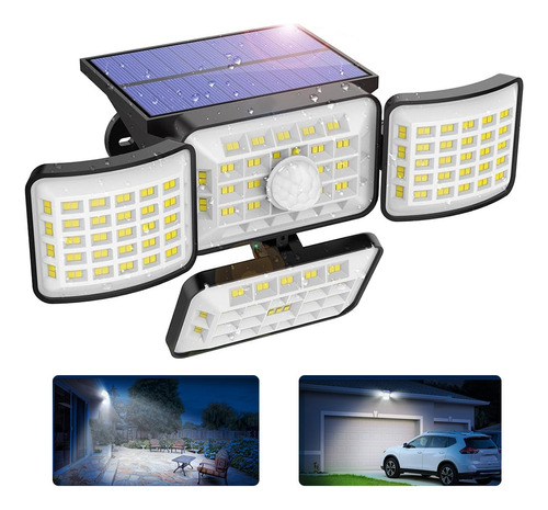 Vedd® Lámpara Solar Jardin Luz Solar Para Exterior 250 Led