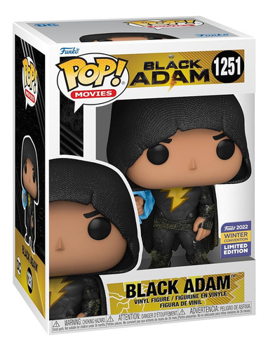 Funko Pop Exclusivo Convención Invierno Black Adam Limitado