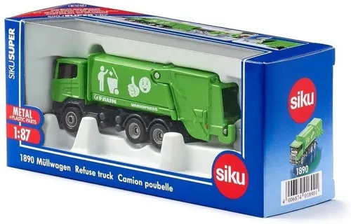 Camion De Basura Residuos Scania 1/87 Siku 1890 Color Verde