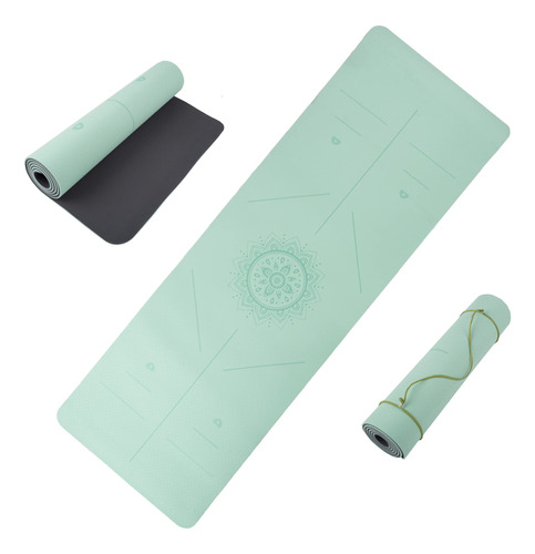 Wakeman Outdoors - Esterilla De Yoga Con Marcas De Alineacio