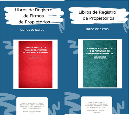 Libro Registro De Firmas Y Propiet.  Provincia 100 Folios