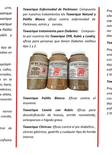 Té Tawarique Chiricua
