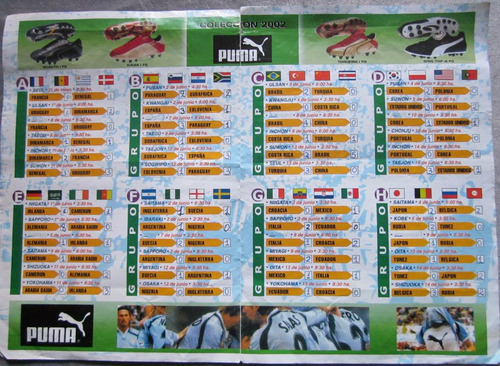 Fixture Mundial Futbol 2002 Corea Japon Diario Ultimas Notic (Usado)