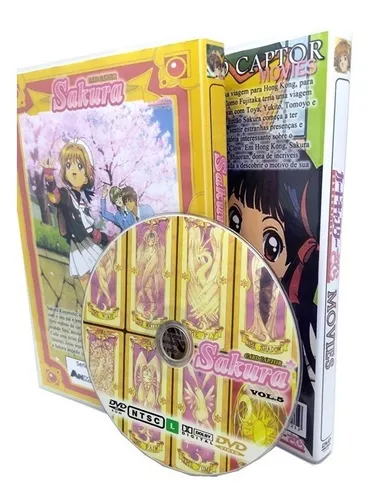 Dvd Sakura Card Captor Legendado Dublado + 2 Filmes