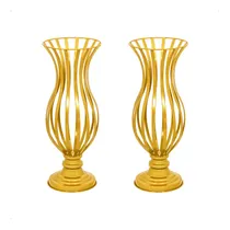 Comprar 2 Vasos Armação Jarros 45cm Arranjos Para Flores Decoração