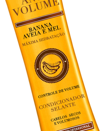  Condicionador Anti Volume Banana 300ml Natumaxx