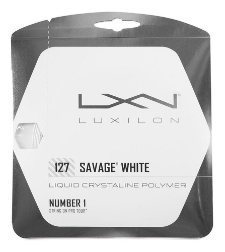 Corda Luxilon Savage 16l 1.27mm Branca - Set Individual