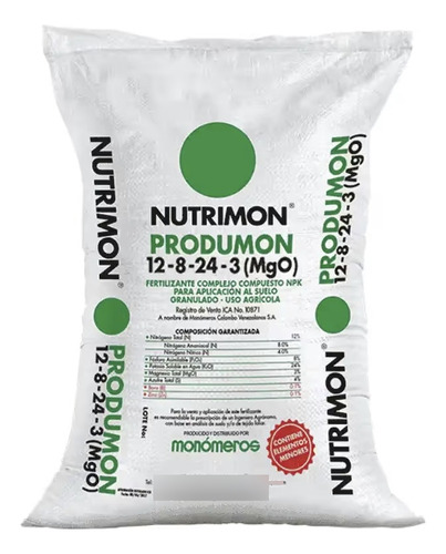 Fertilizante Para Pastos Y Cultivos Nutrimon 5kg 