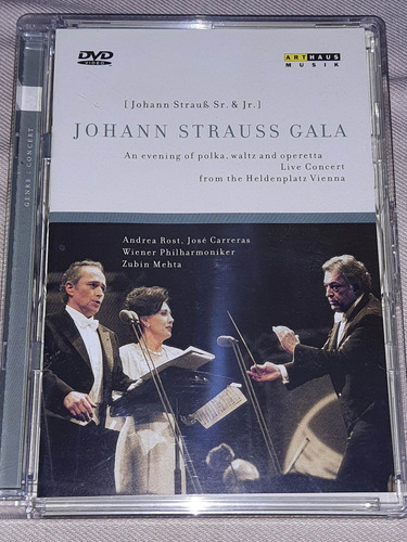 Imagem 2 de 4 de Dvd Jose Carreras: Johann Strauss Gala 1999
