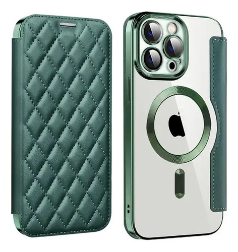 Funda Premium Elegante Agenda Magnetica Para iPhone 13 14