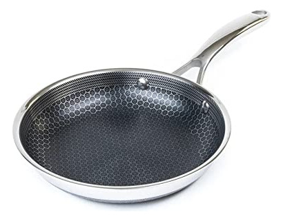 Hexclad 8 Inch Híbrido De Acero Inoxidable Frying Pan Lggt3