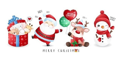 Imagen 7 de 7 de Gigantografia Silueta Corporea Papa Noel O Figura Navideña
