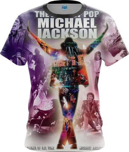Camisa Camiseta Michael Jackson Estrela Do Pop 23