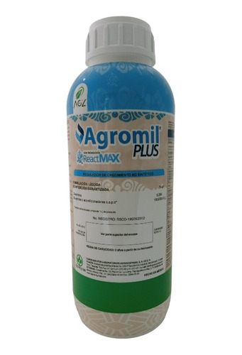Agromil Plus 1lt Aumenta Rendimiento Y Vida De Las Plantas