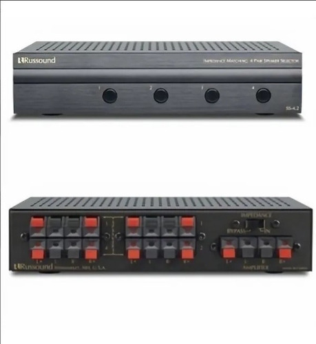 Russound Selector De Bocinas 4 Pares S/control De Volumen