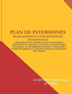 Libro : Plan De Inversiones Planeamiento Estrategico De...