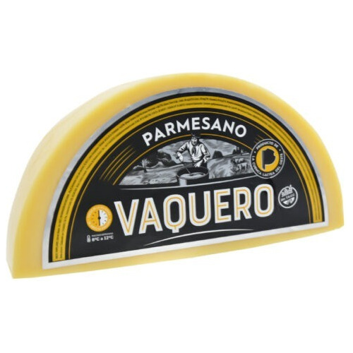 Queso Parmesano Vaquero 1/4 Horma Sin Tacc. 